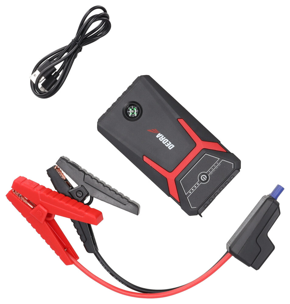 powerbank DEDRA DEPP0800 z kablami do rozruchu