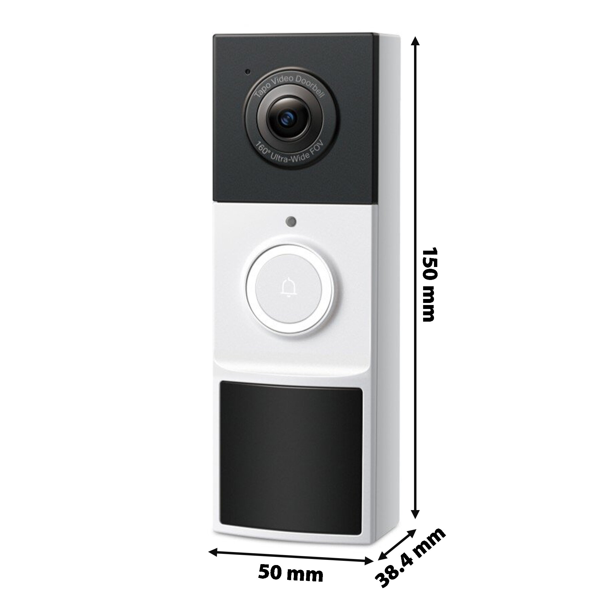 Wideodzwonek TP-LINK Tapo D210 wymiary