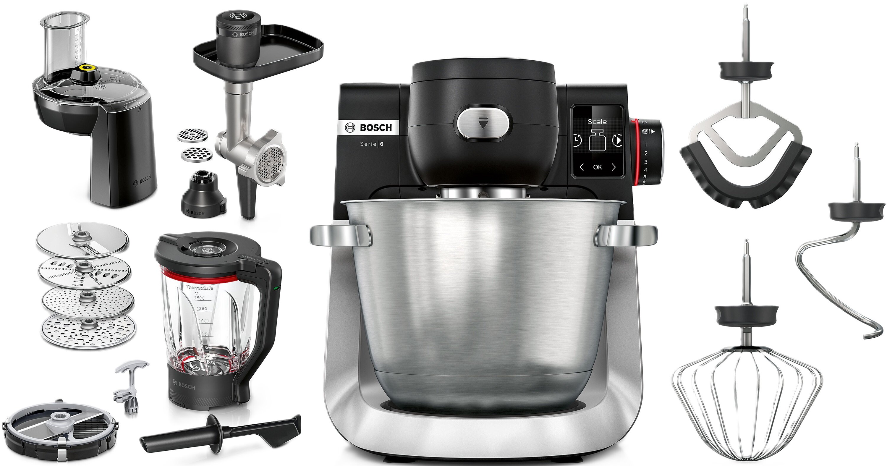 Robot kuchenny planetarny BOSCH MUMS6ZS38 z akcesoriami