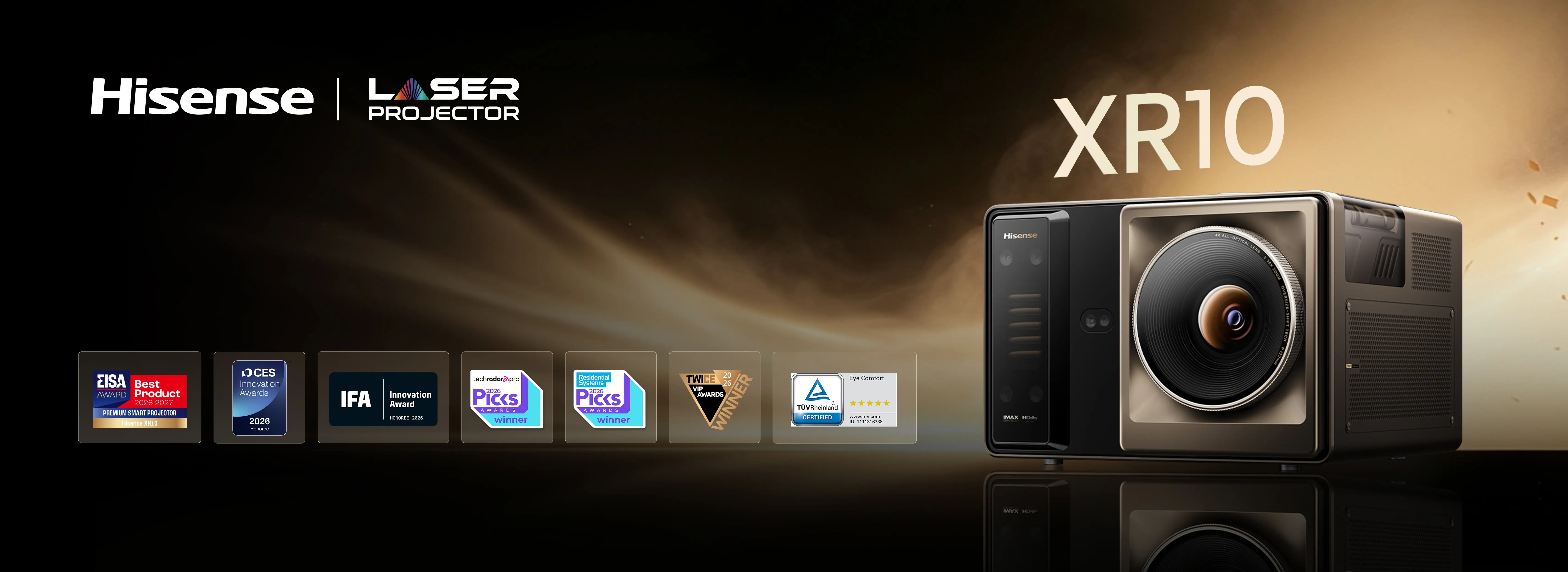 Banner projektor Hisense XR10