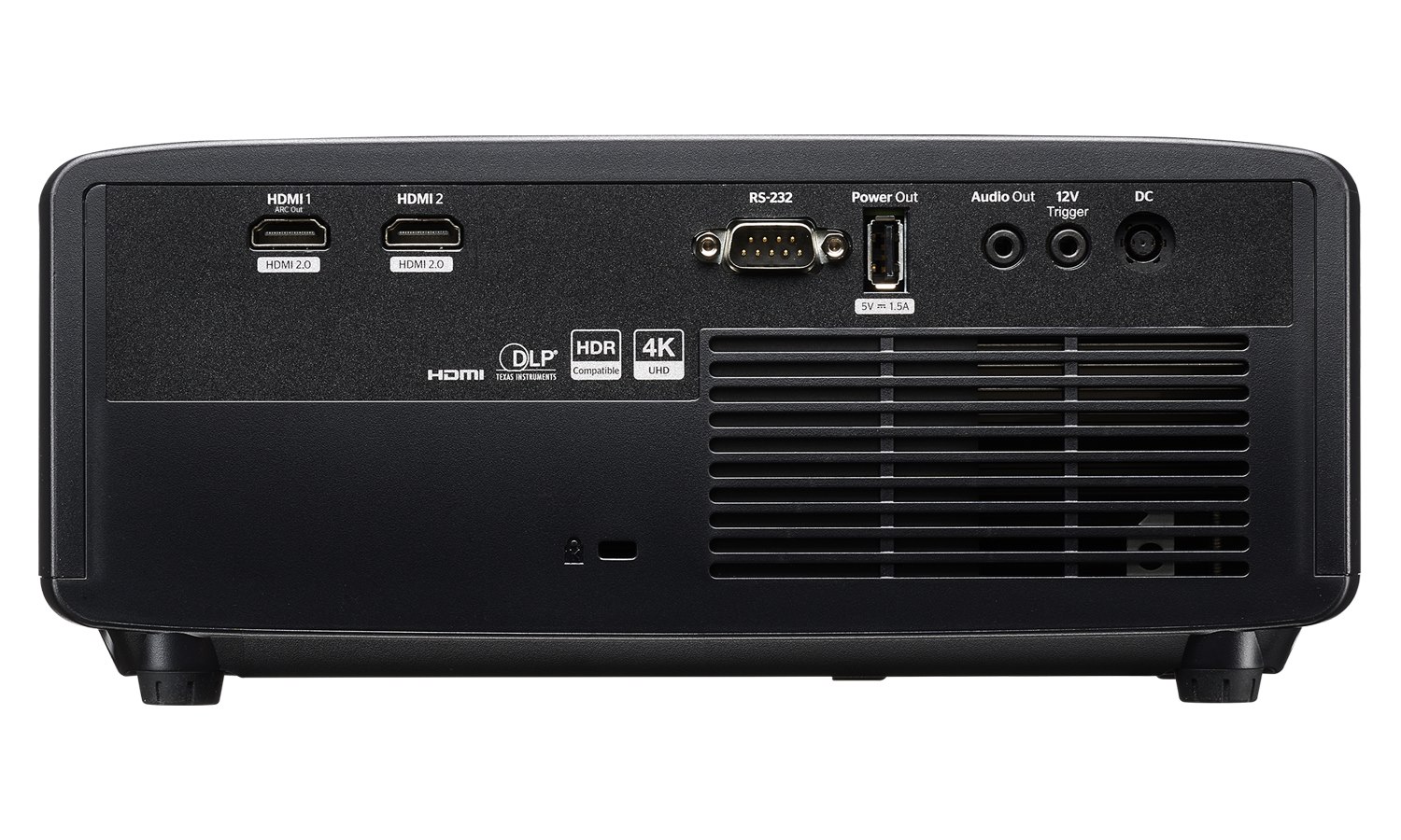 Optoma UZ38X tył złącza