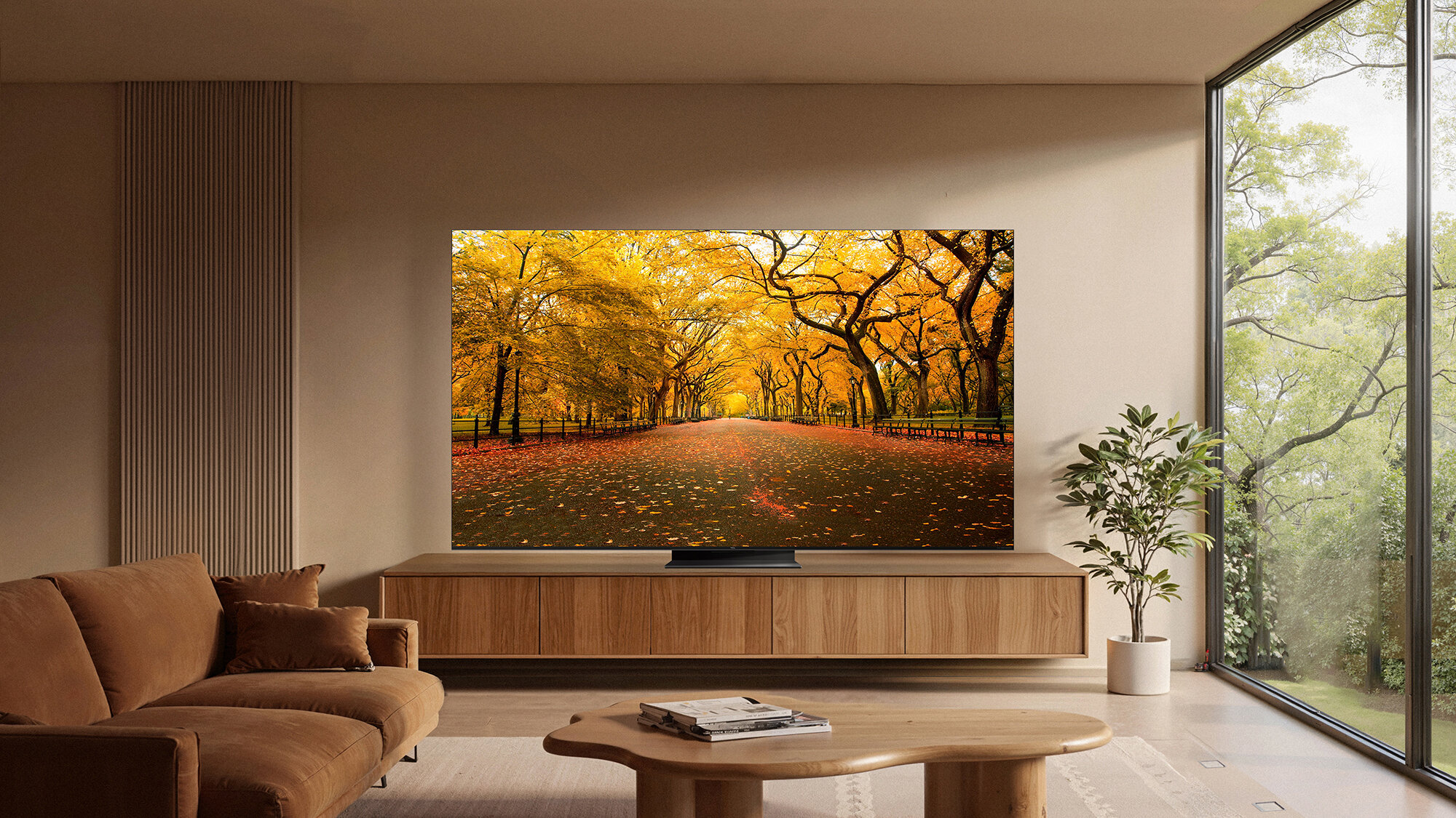 Telewizor TCL 65C8L w salonie