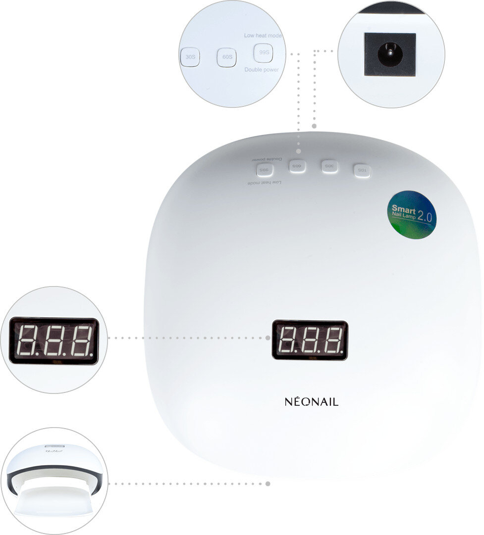 Lampa do paznokci NEONAIL 36W/48 LCD Display