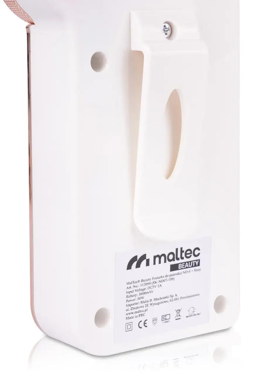 Frezarka do paznokci MALTEC 112099 tył