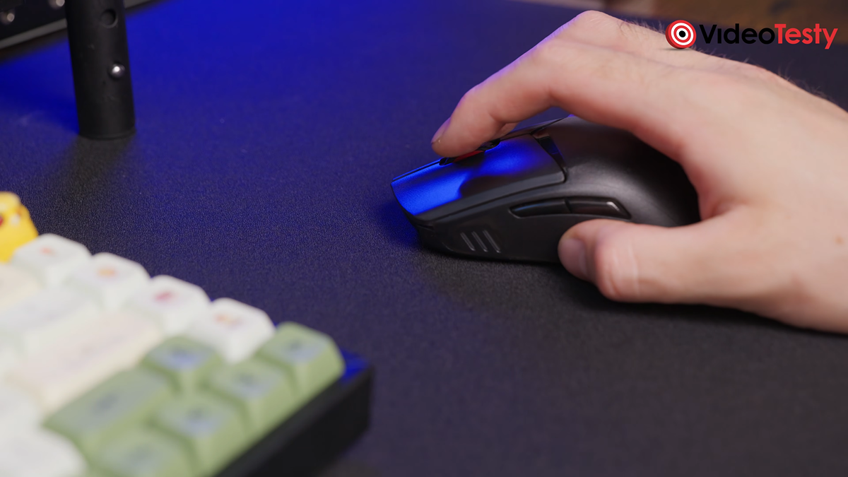 HyperX Pulsefire Haste 3 Wireless widziane od góry