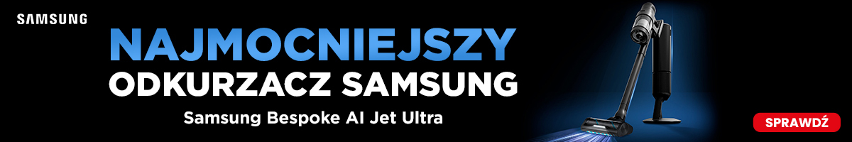 Najmocniejszy odkurzacz pionowy producenta! Samsung Bespoke AI Jet Ultra