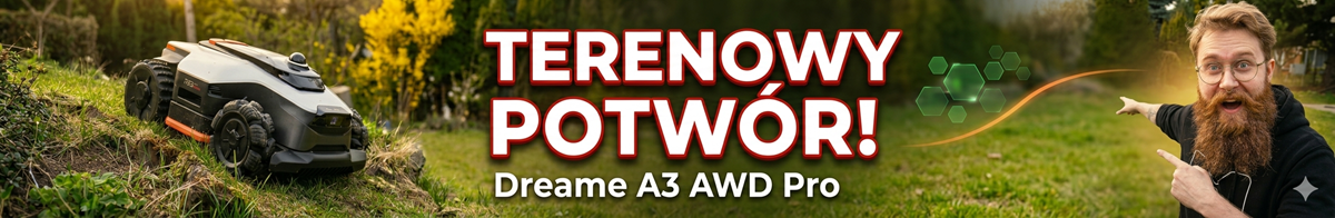 Terenowy robot koszący? TEST Dreame A3 AWD Pro