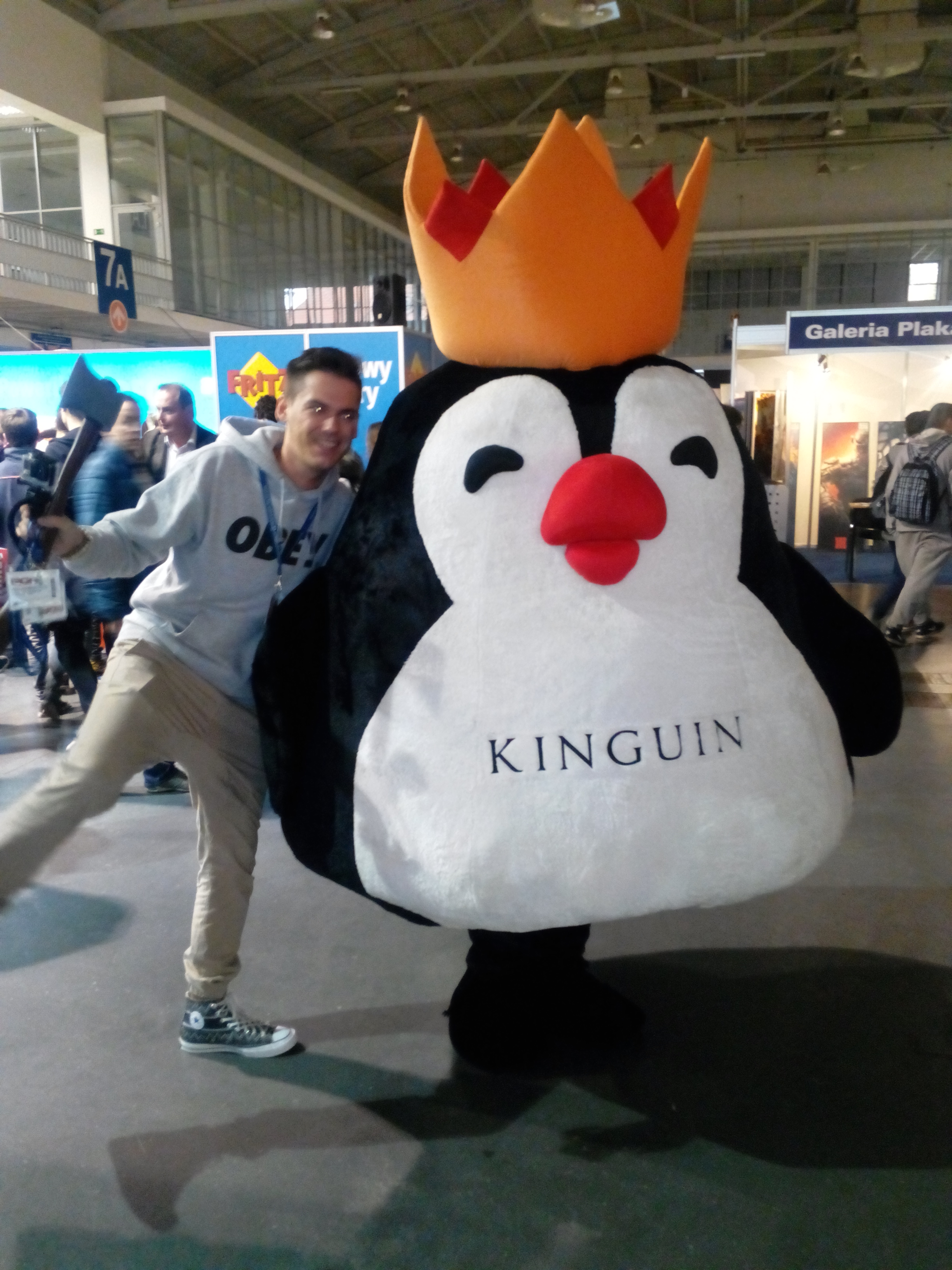 Maskotka Pinguin na PGA 2015