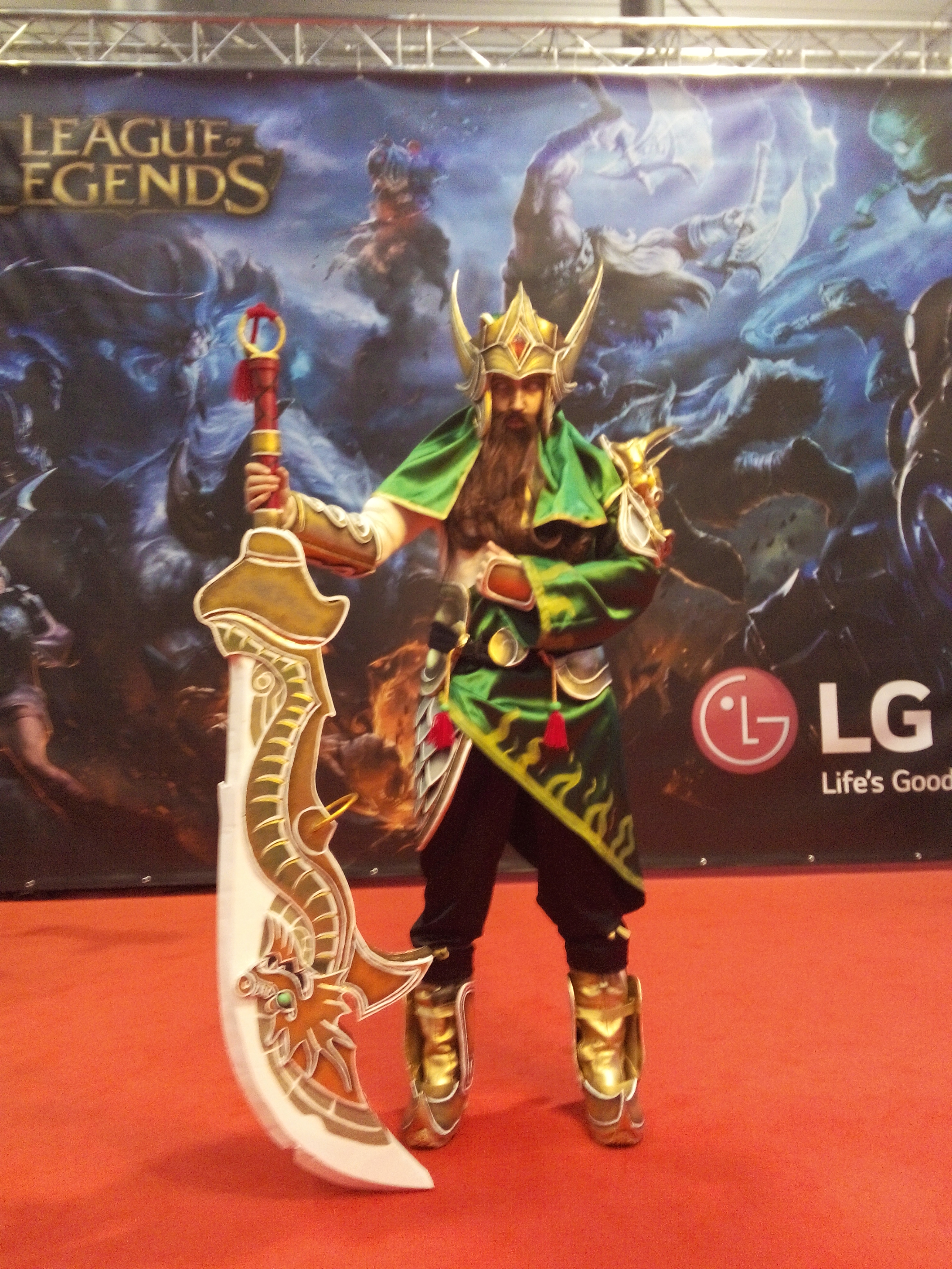Pan Krasnolud na Ściance Cosplayerów - PGA 2015