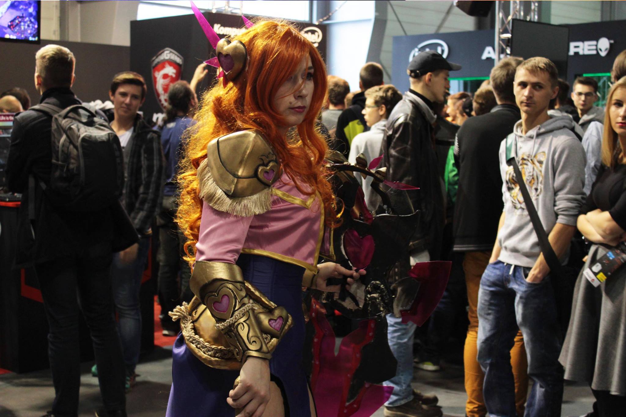Cosplayerka podczas targów PGA 2015
