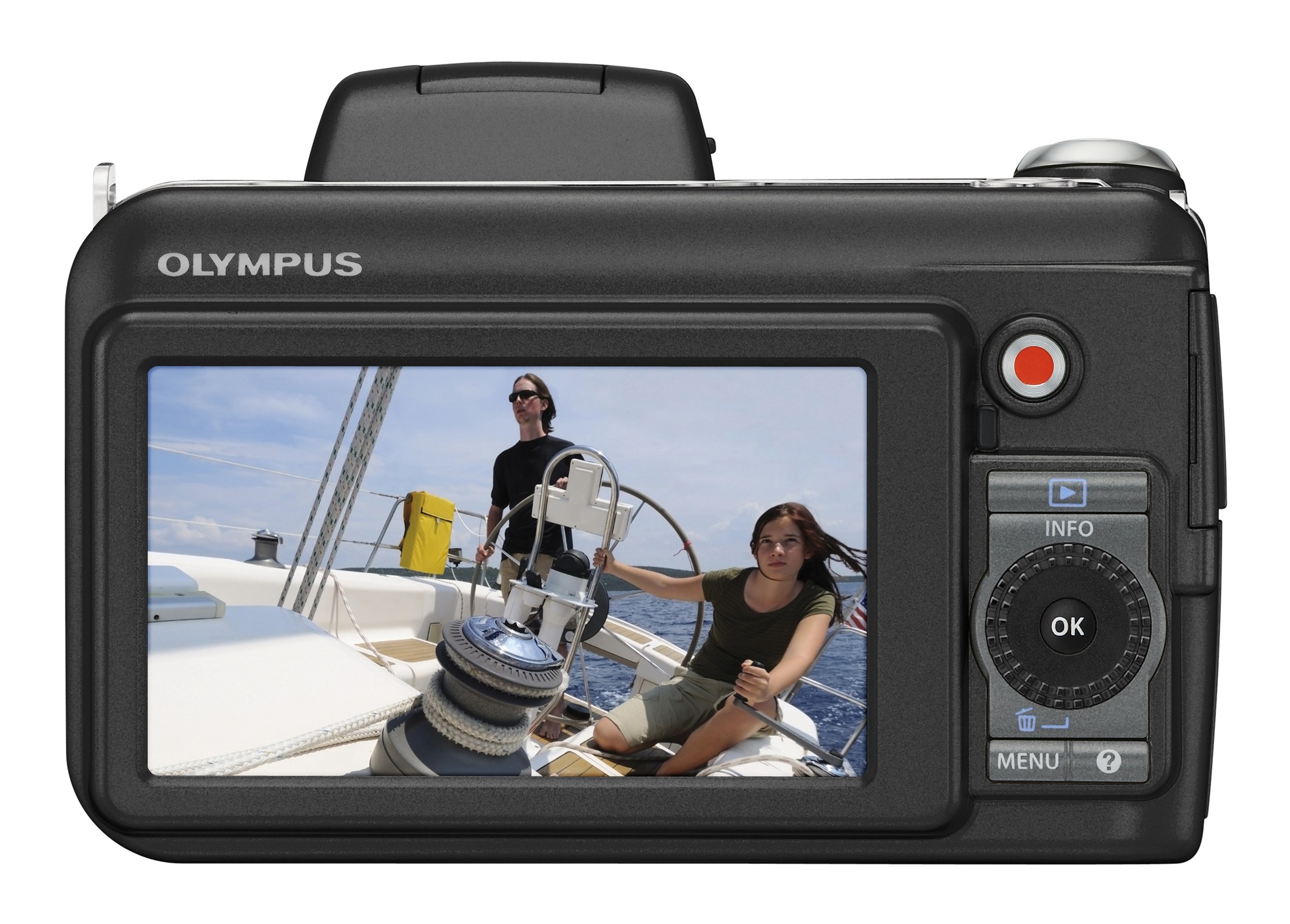 Appareil photo numérique Olympus SP-800UZ 14,0 MP avec zoom optique 30x testé fonctionnel - France