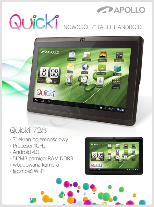 ᐅ Apollo PC QUICKI 728 - Ceny, opinie, dane techniczne | VideoTesty.pl