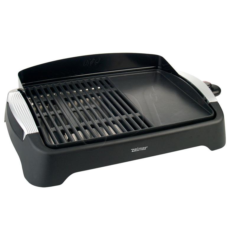 ᐅ Grill elektryczny Zelmer 40Z012 (2000W Stołowy-otwarty Czarny) - Ceny ...