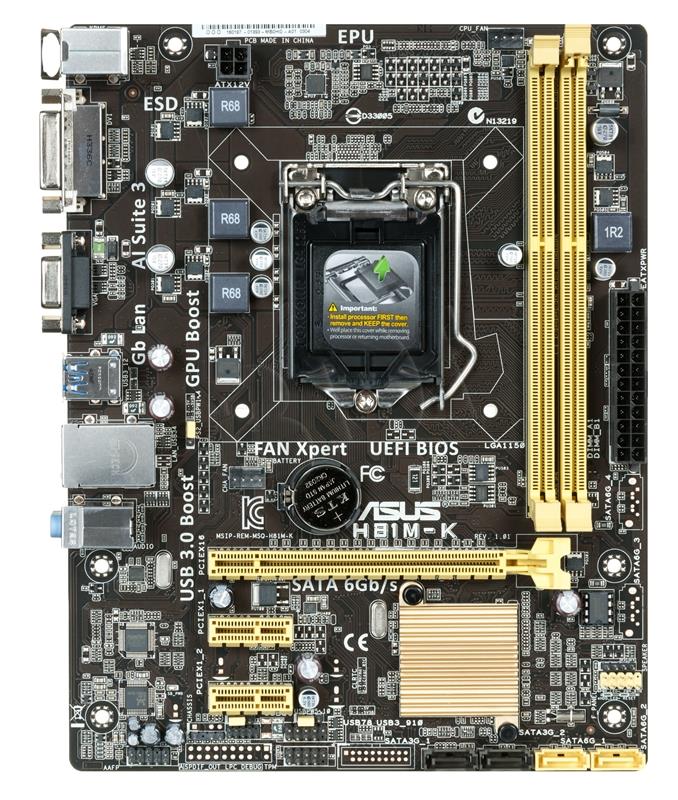 ᐅ ASUS H81M-K - Ceny, opinie, dane techniczne | VideoTesty.pl